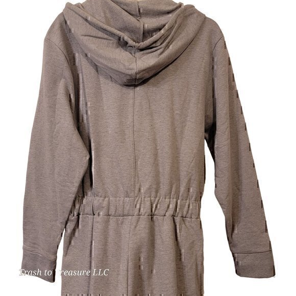 We Wore What Jumpsuit Coveralls Leisuresuit Jogger Hoodie Grey L - Picture 7 of 12